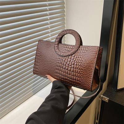 Женские сумки из искусственной кожи с крокодиловым узором, зеленая квадратная сумка, модные брендовые сумки-мессенджеры через плечо, женские клатчи
