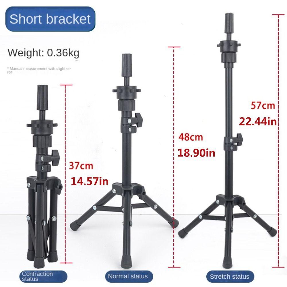 Adjustable Wig Tripod Portable Training Head Holder Salon Hairdressing Tripod for Making Wigs