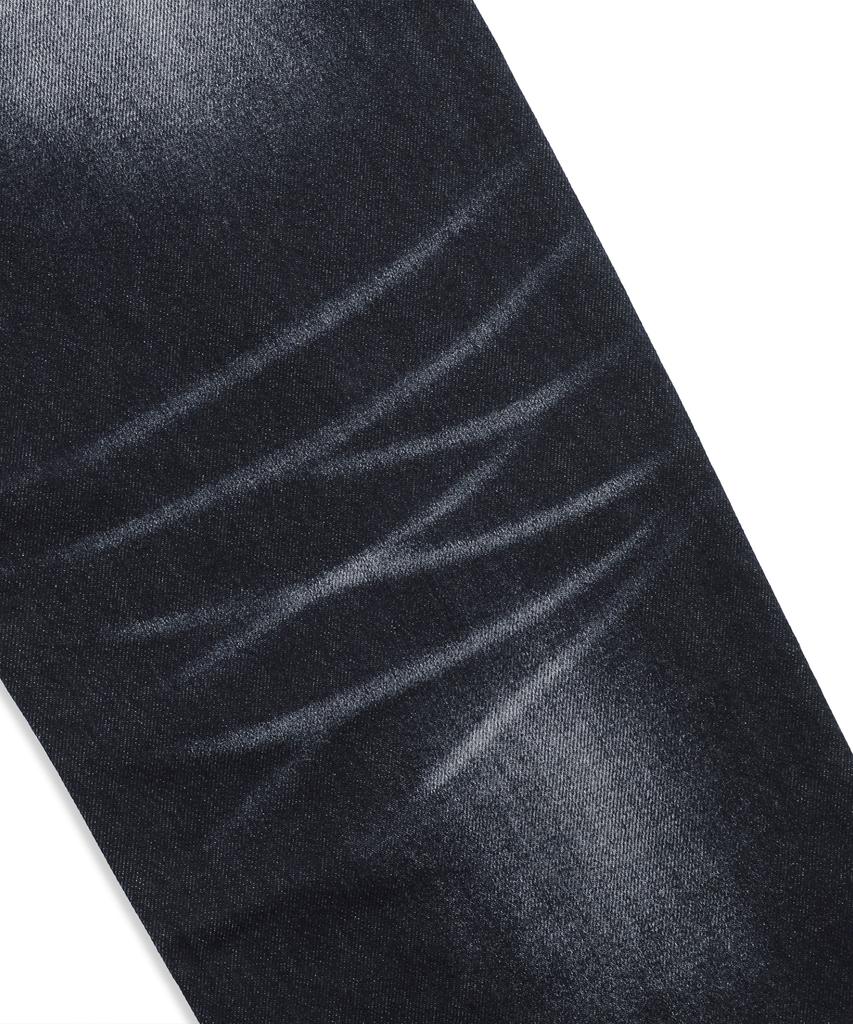 GLACK Gp110 Picture Punk Washed Denim Pants (Black)