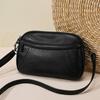 Cowhide Fashion Simplicity Crossbody Bags Women's Solid Color Genuine Leather Shell Bags Luxury Brand Female Shoulder Bags