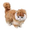 Simulated Cat Plush Toy Realistic Adorable Cat Stuffed Animal Doll Toy Home Decoration Simulated