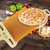 Pizza Sliding Shovel with Wooden Handle Double-Sided Wood Pizza Spatula Non-Stick Paddle for Indoor Outdoor Ovens