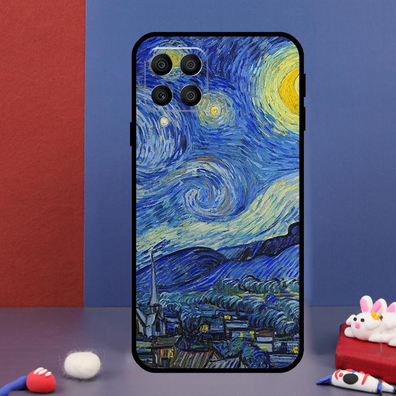 Ван Гог Звездная ночь Для Samsung Galaxy M12 M13 M33 M23 M53 M15 M55 M31 M51 M14 M34 M54 M20 M32 M52 Чехол для телефона