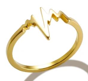 Stainless Steel Ring for Women Inlaid Zircon Rings Waterproof Romantic Fashion Jewelry