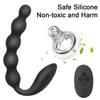 Массажер простаты Дилдо Вибраторы Товары для взрослых 10 скоростей Беспроводной пульт управления Анальные бусины Вибраторы для мужчин женщин