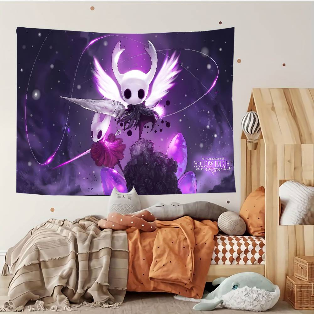 Игровой Гобелен Hollow Knight Индивидуальные Гобелены Различных Стилей Настенные Украшения Печать Фотографий Знаменитостей Настенные Украшения