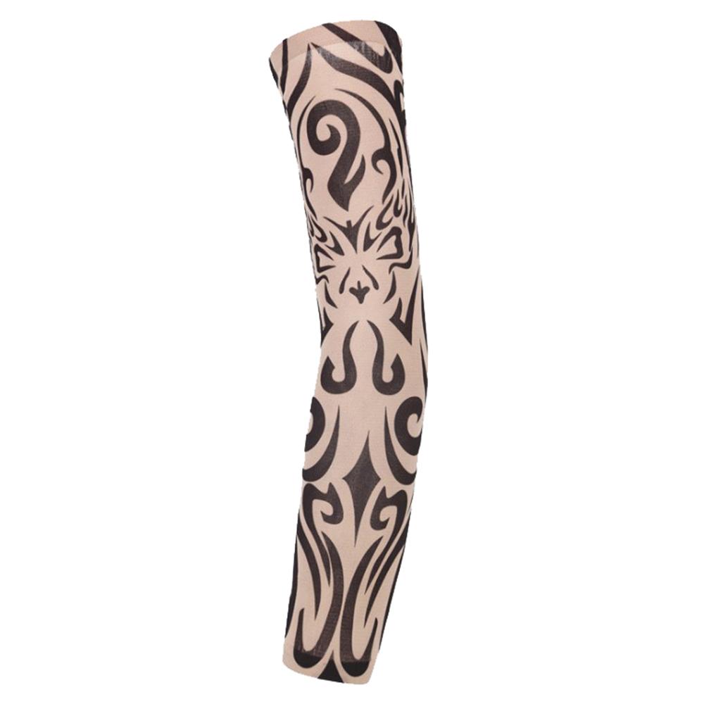 Cooling UV Protection Outdoor Sport Arm Cover Flower Arm Sleeves Sun Protection Tattoo Arm Sleeves