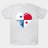 Футболка женская шероховатый I Love Panama Heart Flag Harajuku Print Kawaii футболка летняя с коротким рукавом женская футболка топ футболка