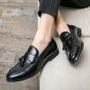 2024 Mens Shoes Classic Tassel Loafers Bottom Leather Gentleman Fashion Slip-on Shoes Business Driving Shoes Handmade Versatile