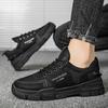 Fashion Lightweight Men's Work Shoes British Style Casual Board Shoes Comfort Man Sports Shoes Trendy Sneakers Men Boots