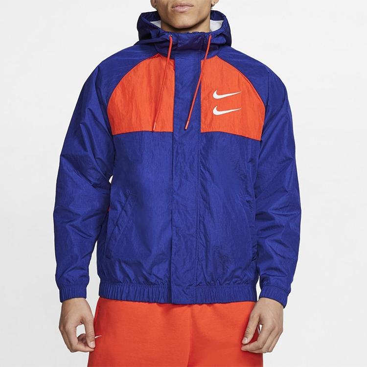 Nike Спортивная ветровка Swoosh Куртка мужская Куртки Синяя CJ4889-455