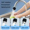 3 режима кухонный фильтр-смеситель удлинитель поворотный на 360° экономия воды под давлением домашний душ-распылитель против брызг универсальный смеситель