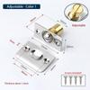 1Set Cabinet Gate Closet Door Ball Catch with Screws Door Latch Set Durable Door Stopper