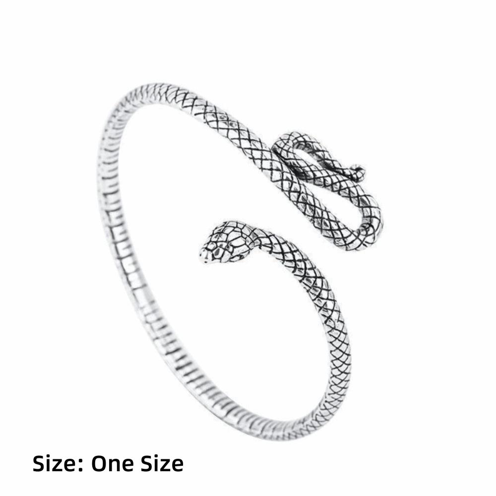 Retro Snake Shape Bracelets Simple Bracelets Personality Opening Bangles Jewelry Gifts