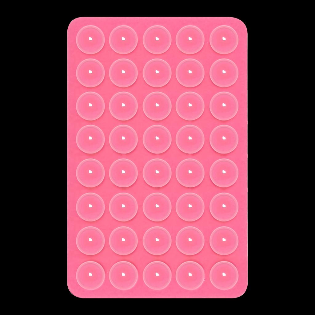 1 шт., 40 зерен на присоске, посуда для мобильного телефона, нескользящий держатель для накладки, силиконовые двусторонние наклейки, наклейки для зарядки, наклейки с сокровищами, наклейки для размещения