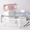 Students Gifts School Office Supply Storage Bag Zipper Pen Pouch Transparent Pencil Bag Pencil Case
