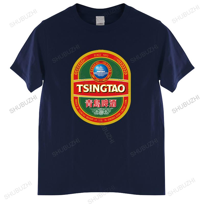 Cotton Tshirt mens summer Tops Men T Shirt tsingtao beer tshirt tshirts Women TShirt Man Brand Tshirt Bigger size