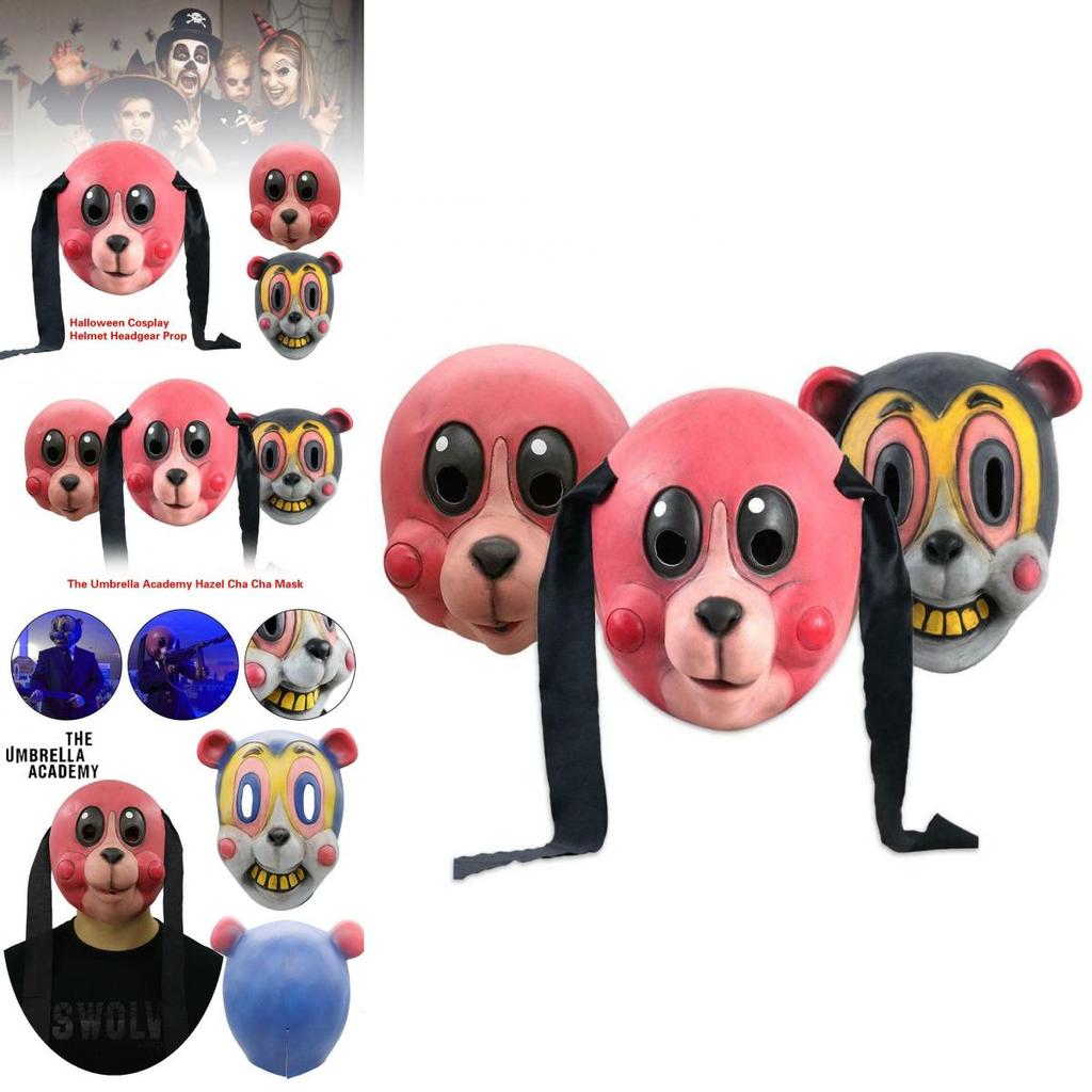 Академия Амбрелла Хейзел Чача Маска Взрослый Косплей Костюм Шлем Для Вечеринок