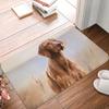 Non-slip Soft Rug Washable Living Room Bedroom Cute Dog Pattern Entrance Door Mat Floor Mat