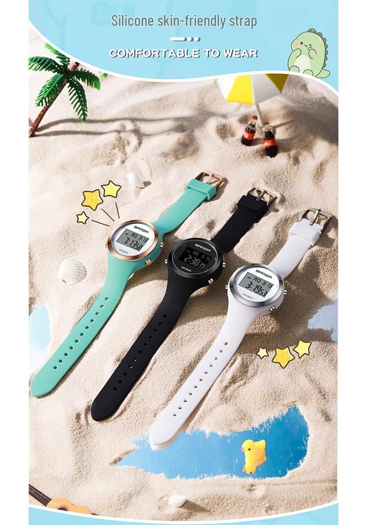 Sanda Colorful Multi-Function Waterproof Sports Watch for Men & Women
