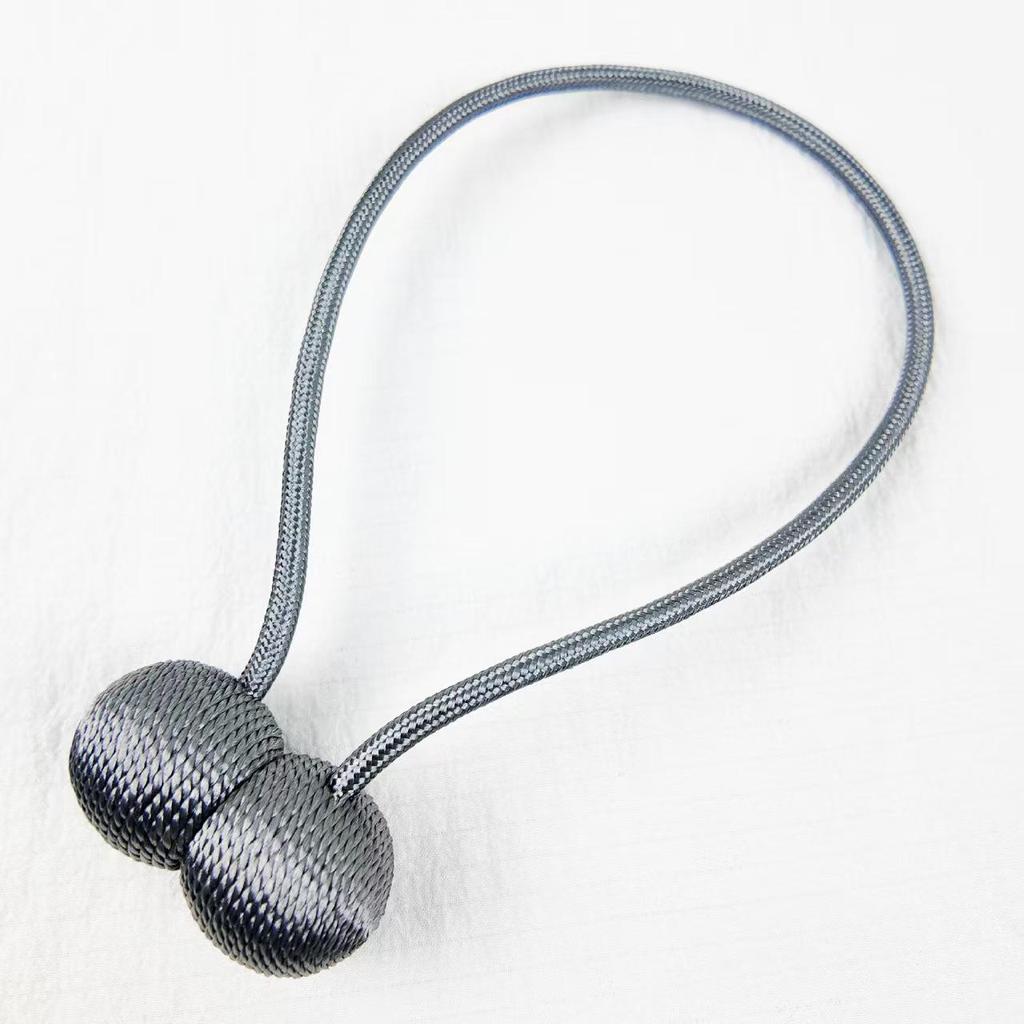 Magnetic Luxury Headphone Curtain Tie with Rope Buckle