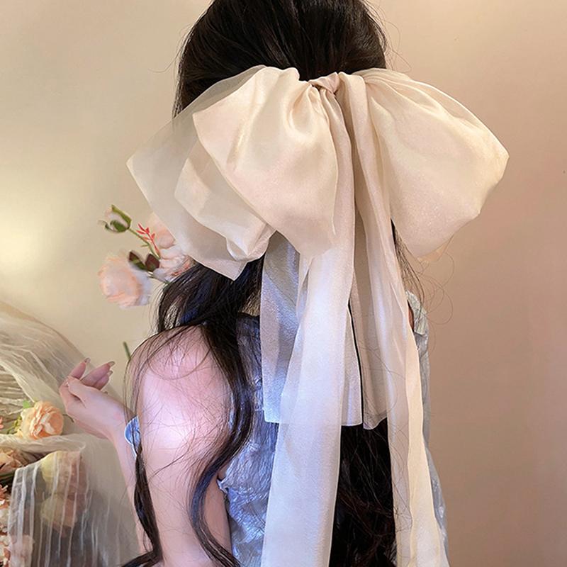 Заколка для волос с бантом в виде супер-феи, милая заколка для волос принцессы, высококачественный атмосферный головной убор, аксессуары для волос