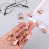 10pcs High Quality Cat Heart Cactus Stationery Book Paper Clip Office Supplies Metal Binder Clips