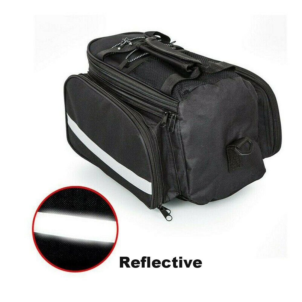 Водонепроницаемый рюкзак с чехлом для дождя, расширяемая сумка для сиденья, сумка для седла, сумка для заднего сиденья, сумка для велосипеда