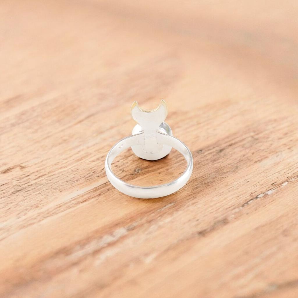 Натуральный Радужный Лунный Камень Драгоценный Камень 925 Проба Серебро Ювелирные Изделия Ручной Работы Кольцо Для Нее RR-58-31