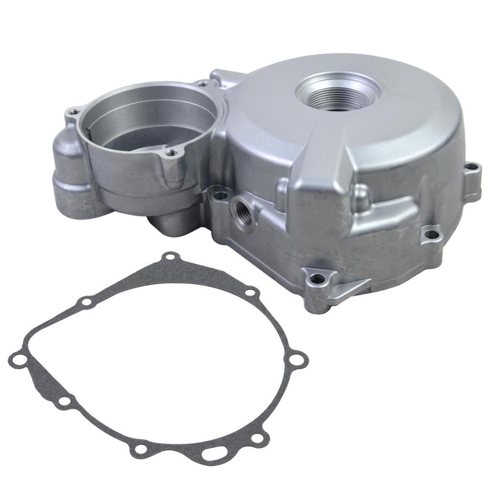 Крышка статора левого двигателя с прокладкой для Suzuki DRZ400E DRZ400S DRZ400SM 2002-2020