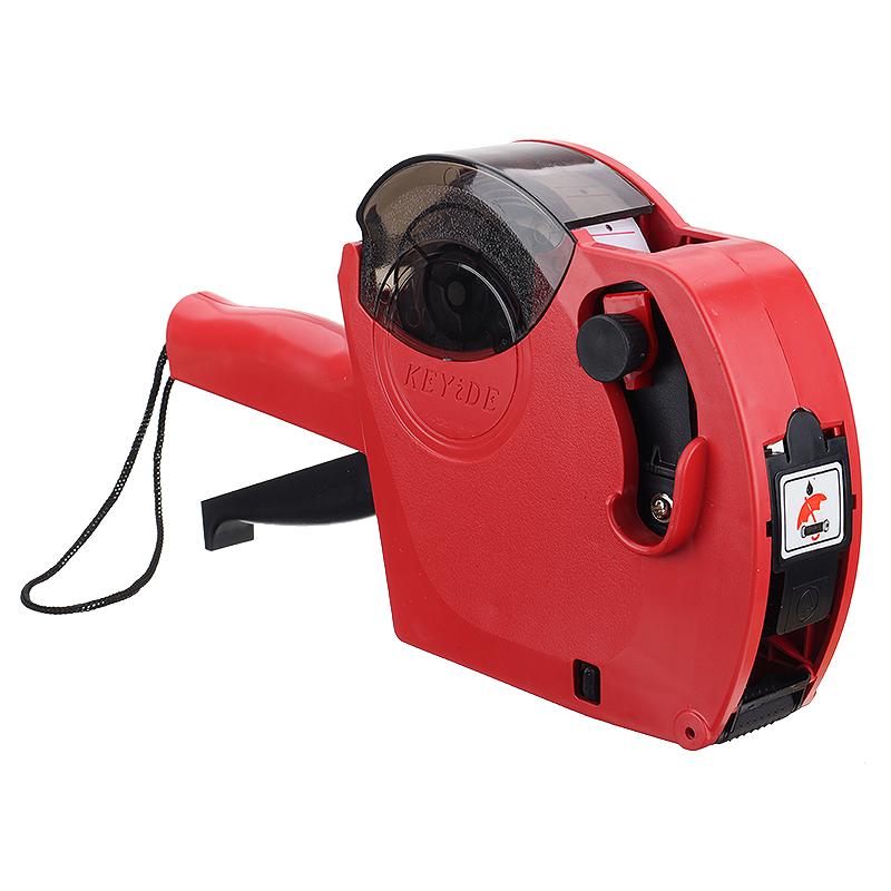 8 Digits Handheld Price Label Gun Plastic Tag Labeller Machine With 4000pcs Lable For Supermarket Shopping Mall