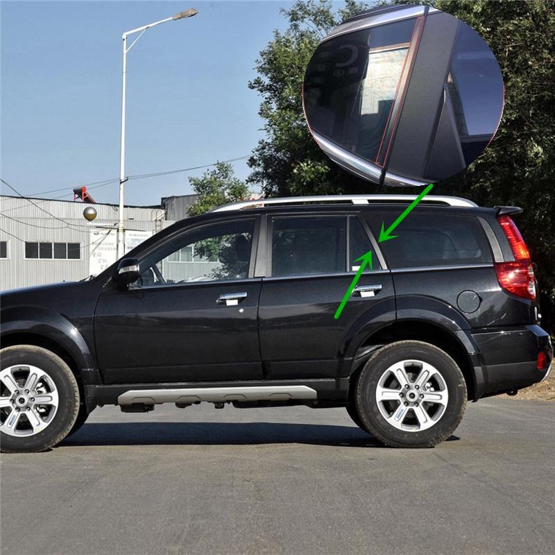 Резиновая лента для окна задней двери Cafoucs для Great Wall Haval H3 H5, декоративное уплотнительное молдинг
