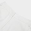 Fila Изумрудные однотонные тканые спортивные брюки прямого кроя женские брюки облачно-белые F11W334807F-WT