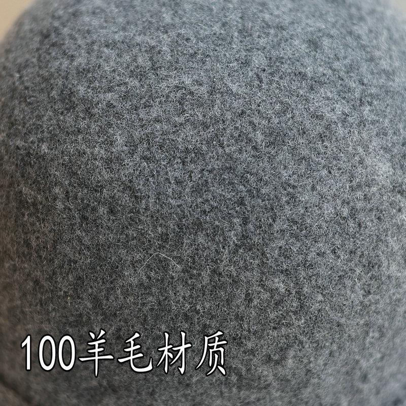 Женская зимняя шляпа-ведро из чистой шерсти, новая, ретро, шляпа-котелок, загнутые поля, подчеркивает лицо, маленькая шляпа-котелок британской леди