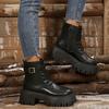 Women Boots Fashion Lightweight Black Platform Gothic Shoes for Woman Outdoor Punk Comfortable Boots Women Zapatos De Mujer