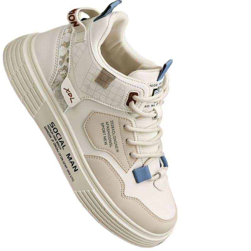 2025 осень новые универсальные туфли мужские трендовые высокие кеды корейская версия модные туфли повседневная обувь молодежные парусиновые туфли