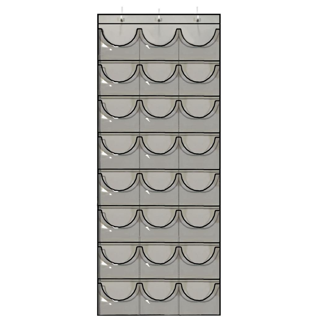 Стеллажи-органайзеры для кепок, видимый держатель для кепок с 3 крючками, подвесной держатель на дверь, стойка для хранения, 24 глубоких кармана