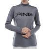 Ping Apparel Long Sleeve High Neck Shirt Functional Golf Undershirt Gray LL Women's (Funmax Fabric) / / 622-3269904 021_Top