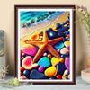 5D DIY Diamond Painting Starfish On The Beach Cross Stitch Kit Mosaic Diamond Embroidery Rose Full Round Square Drill Home Decoration