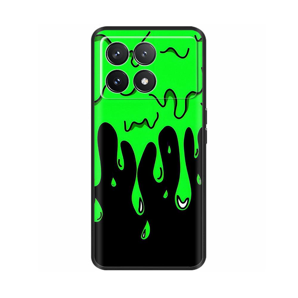 Для Xiaomi Poco F6 Pro Чехол Крышка Для Xiaomi Poco F6 Pro 5G Чехол для телефона Крутой Милый Мягкий Гладкий Жидкий Силикон Fundas Ракушки