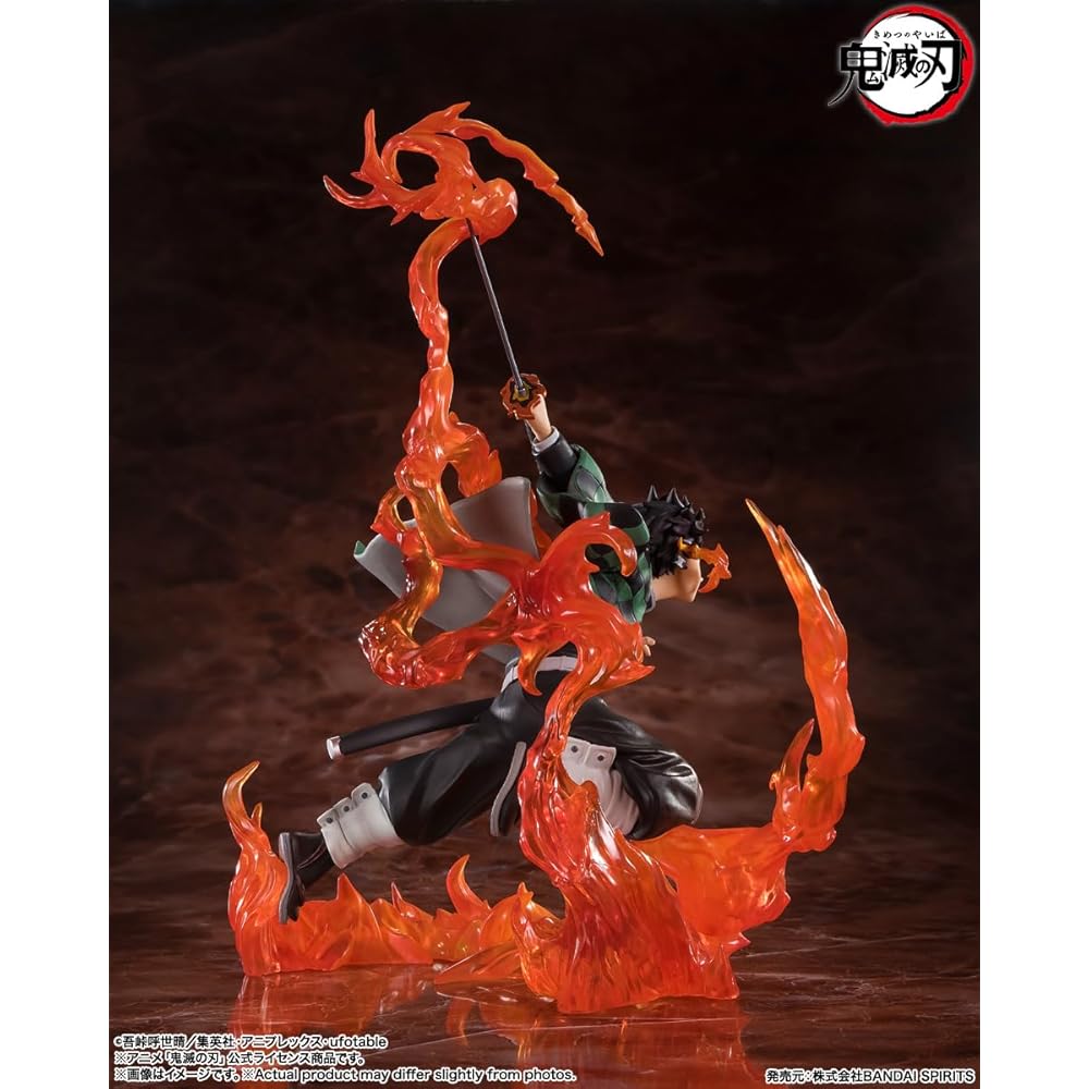 TAMASHII NATIONS Figuarts ZERO Demon Slayer: Клинок рассекающий демонов Тандзиро Камадо Рэнгоку Цуба вер. Приблизительно 195 мм ПВХ и АБС и ПК Предварительно окрашенный Комплект