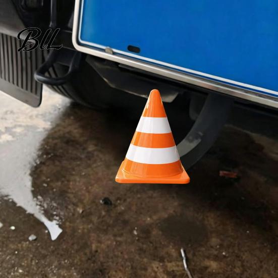 Pickup Truck Exterior Trim Traffic Cone Trailer Hitch Cover, Funny Cone-Shaped Towing Ball Cap, Tow Protector UV-Resistant Protective Cover for Balls,