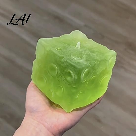 Giant Cheese Cube Squeeze Toy Realistic Slow Rebound Stress Relief for Kids Hand Therapy Squeezers Adults Soft Sensory Fidget Toy Anxiety