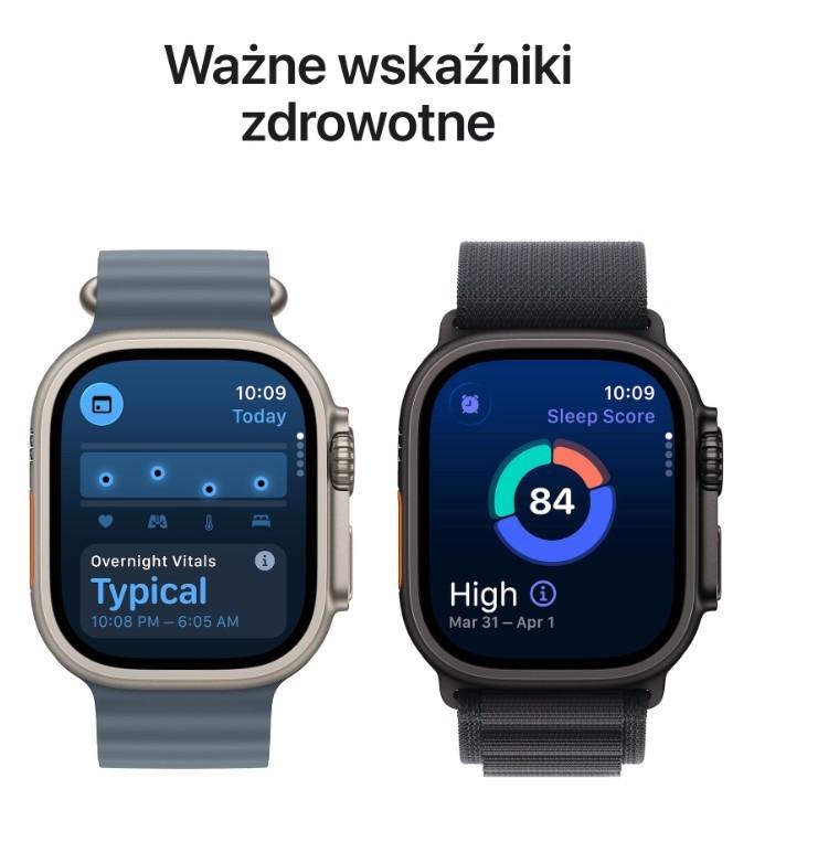 Watch Ultra 3 GPS + Cellular 49 мм Черный титановый корпус с черным титановым миланским браслетом - Средний