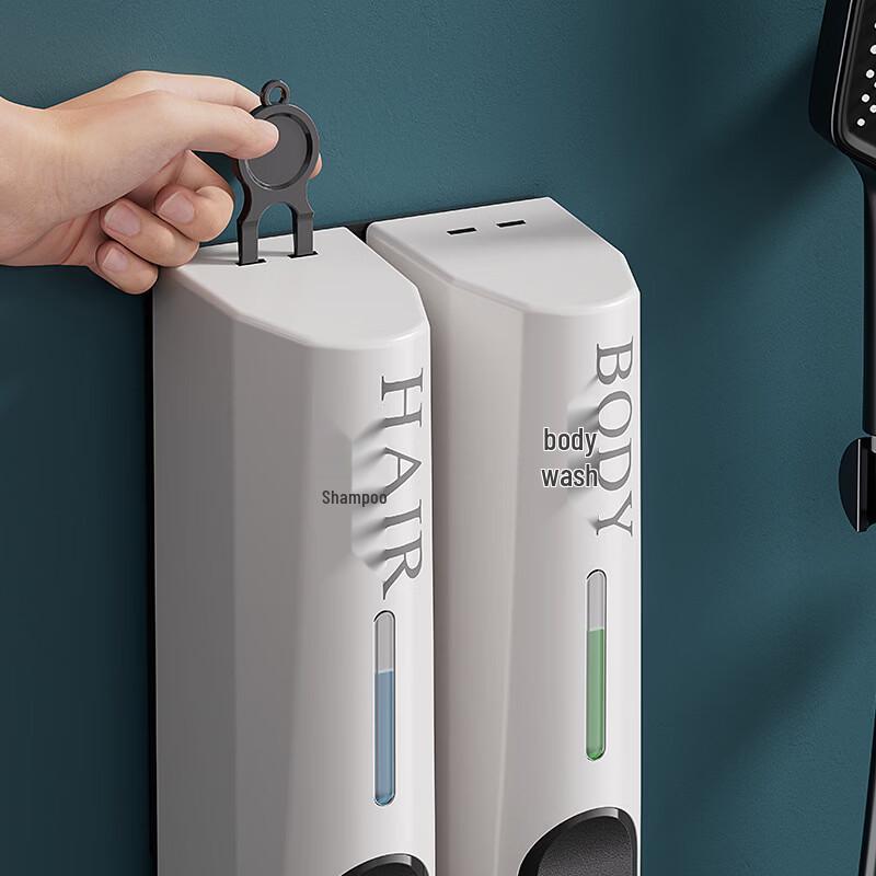 OLOEY Wall-Mounted Double Soap Dispenser