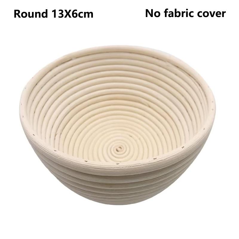 Rattan Bread Proofing Basket Natural Oval Rattan Wicker Dough Fermentation Sourdough Bread Basket