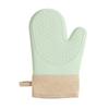 1Pc Silicone Oven Mitt Heat Resistant Baking Gloves Non-Slip Kitchen Mitts with Cotton Lining Air Fryer Gloves for Baking Grilling