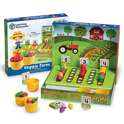 Learning Resources Игровые числа, Счет чисел, Математический огород, LER5553, Оригинал