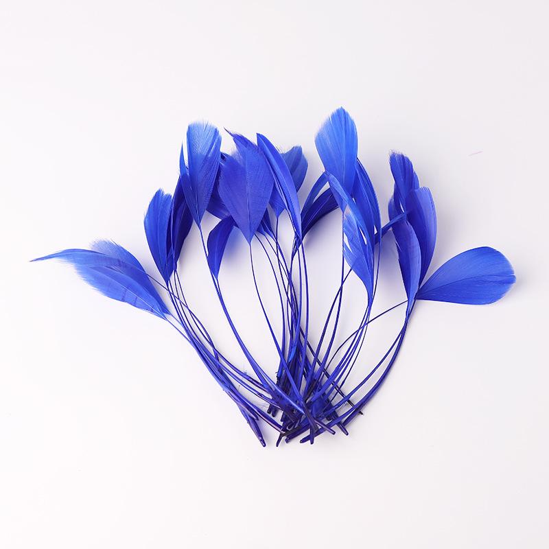 50Pcs22 Colors Optional Diy Handmade Feather Color Torn Large Floating Feather Goose Feather Jewelry Accessories Craft Decoration Materials