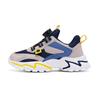 Kids Rotating Buckle Dad Shoes Boys Lightweight Breathable Running Sneakers With Cushioning Support